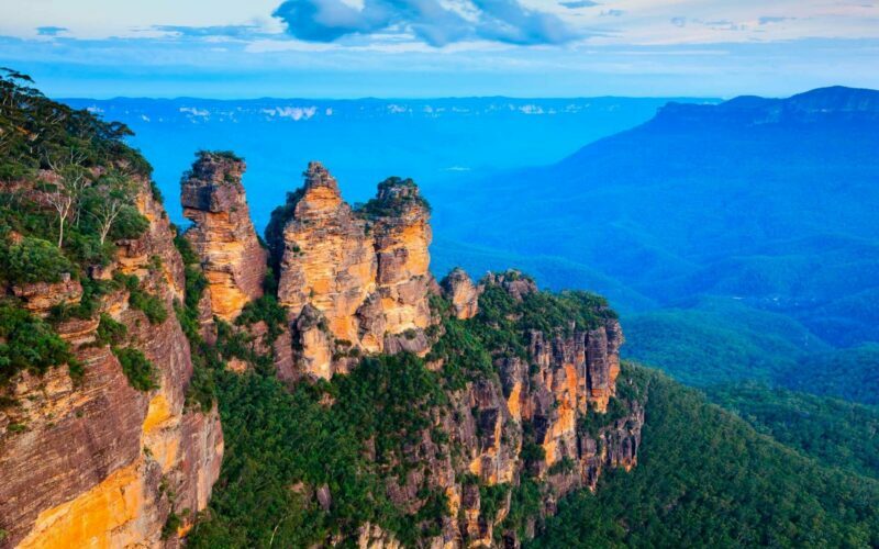 Du lịch Úc: khám phá công viên quốc gia Blue Mountains 46 ba chi em 1 scaled e1648184823374